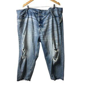 Old navy high rise slouchy straight‎ jeans women’s size 22 NWT